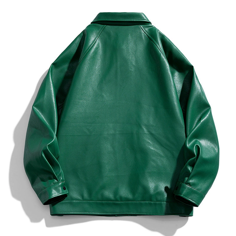 Полиуретановая демисезонная fleece куртка, американский стиль, оверсайз