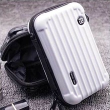 新款韩式ins批发PC化妆包 便携式旅行收纳洗漱盒 单肩女士斜挎包