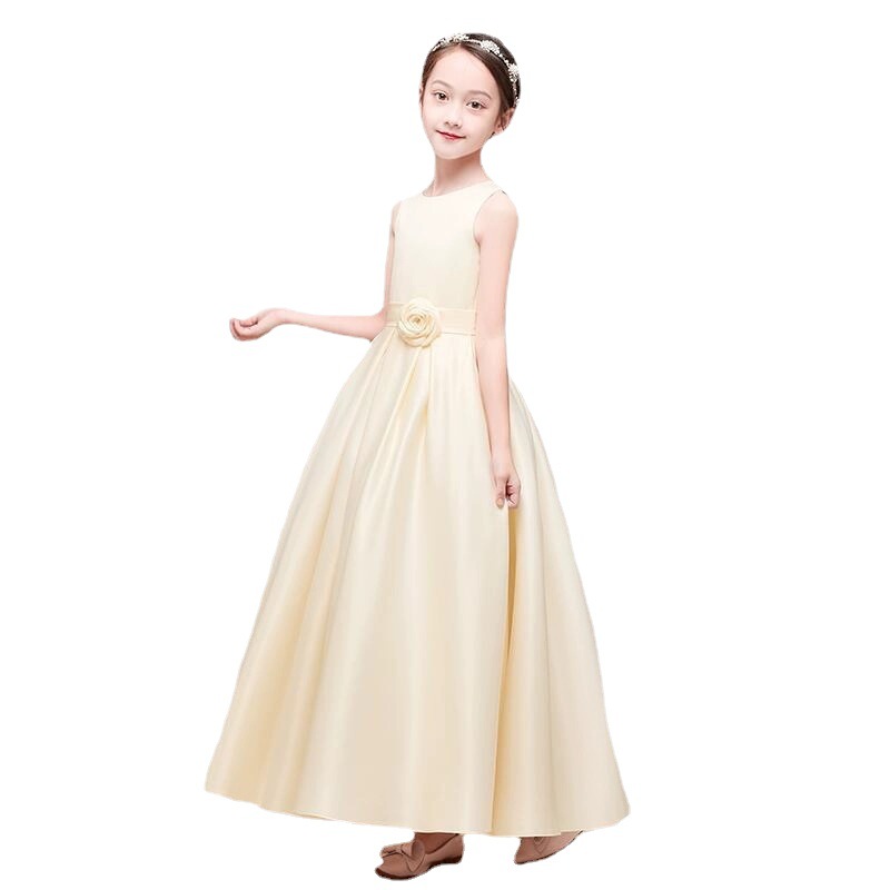 Robe de spectacle pour fille – Élégante robe de princesse pour récitals de piano et événements formels (80-160 cm, 8 couleurs)_voghion.com