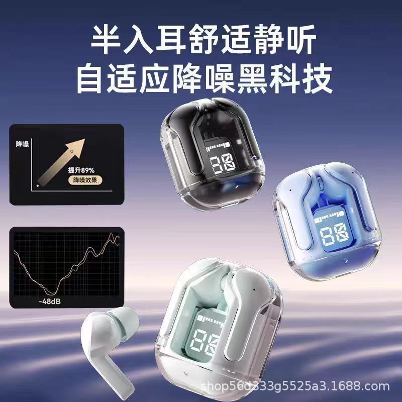 工場卸売 Bluetooth ヘッドセット インイヤー透明ノイズリダクション真のワイヤレス ミニ スポーツ Bluetooth ヘッドセットの国境を越えた特別供給|undefined
