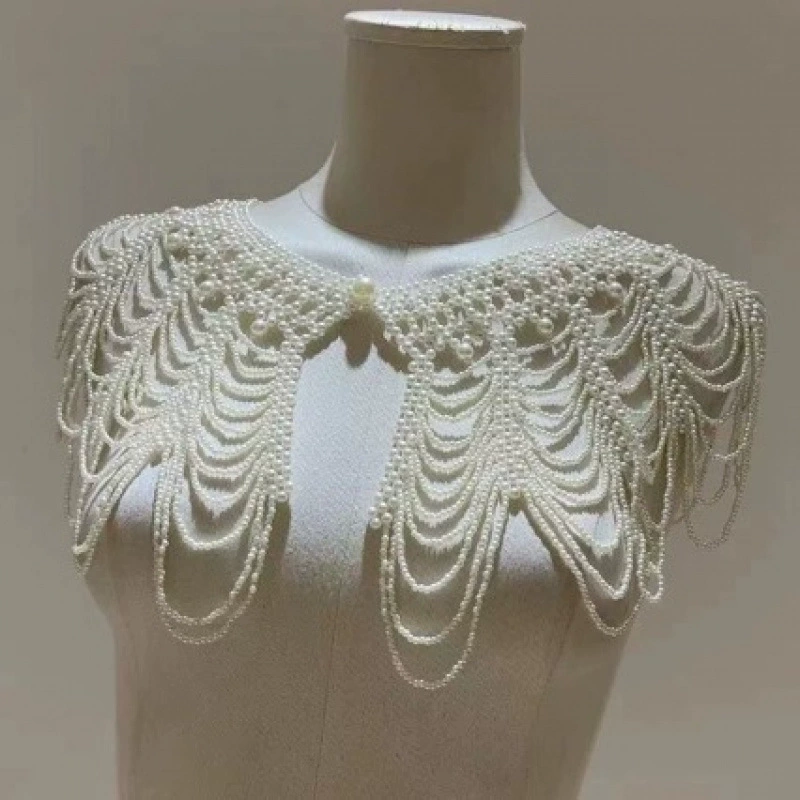 Весенне-летняя новая тайская модная брендовая универсальная шаль ручной работы с жемчугом для женщин