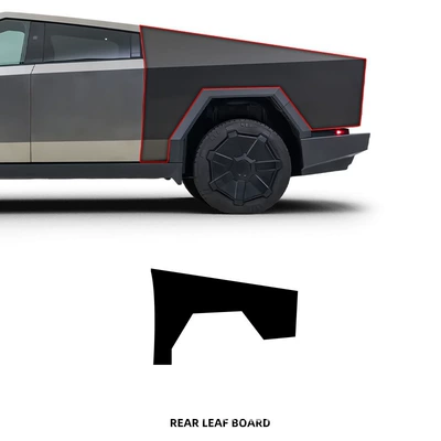 Station Wagon, Car paint protective film - single-rear-leaf-plate-tpu-transparent-protective-film-tesla-cybertruck