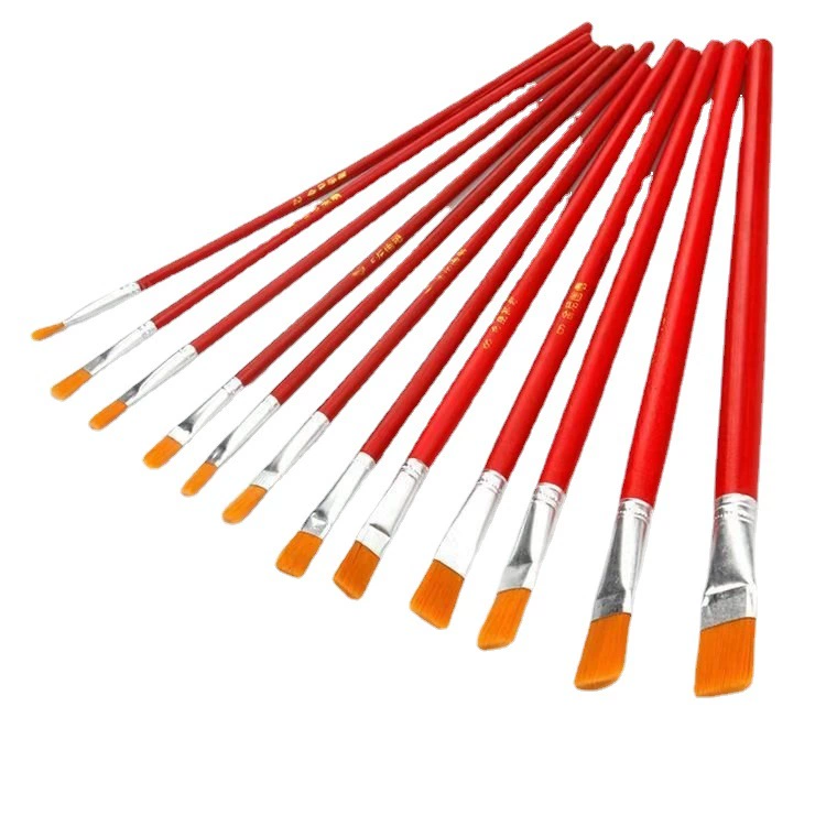 Hair oil, brush, nylon watercolour, gouache, children's chalk, wholesale, increased thickness