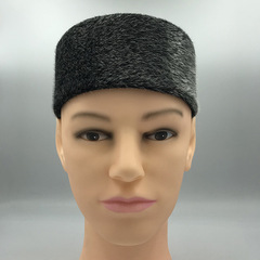 Men's Hat Men's Prayer Cap Ethnic Style Autumn and Winter New Model Muslim Cap Warm Hard Shell Hat 