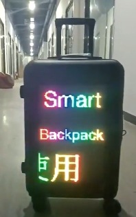 Mochila con Pantalla LED Alto Brillo, A Todo Color para Publicidad Móvil