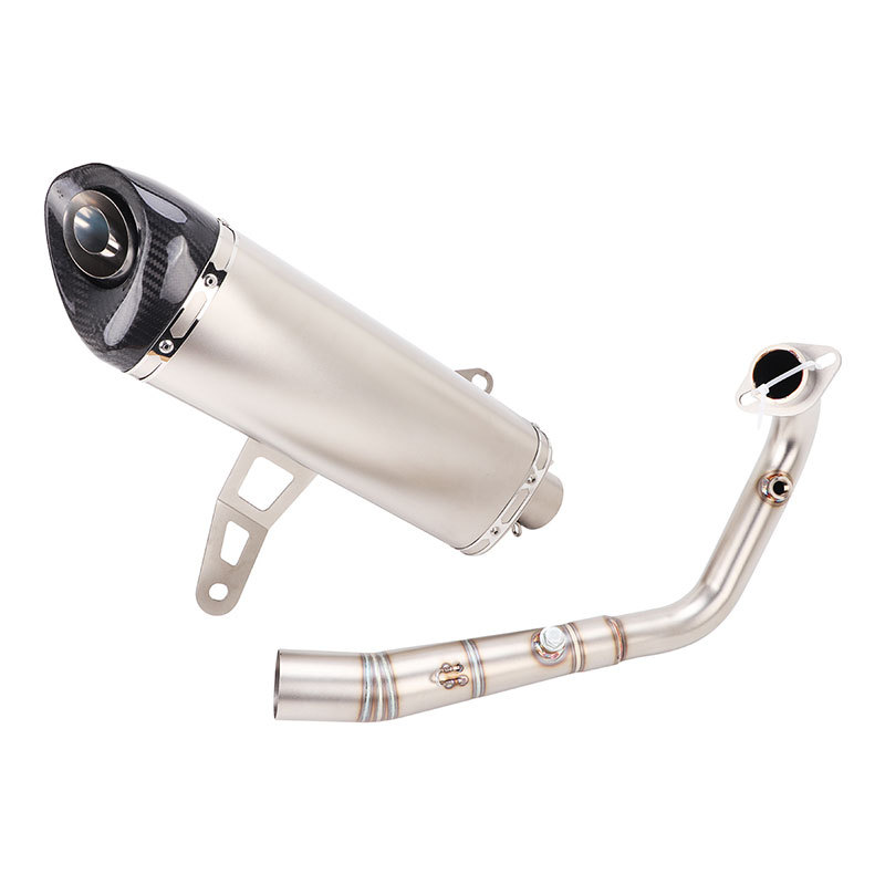 Suitable for motorcycle ZOTES 368 exhaust pipe modification, ZOTES 368 front section, tail section, and full section exhaust pipe