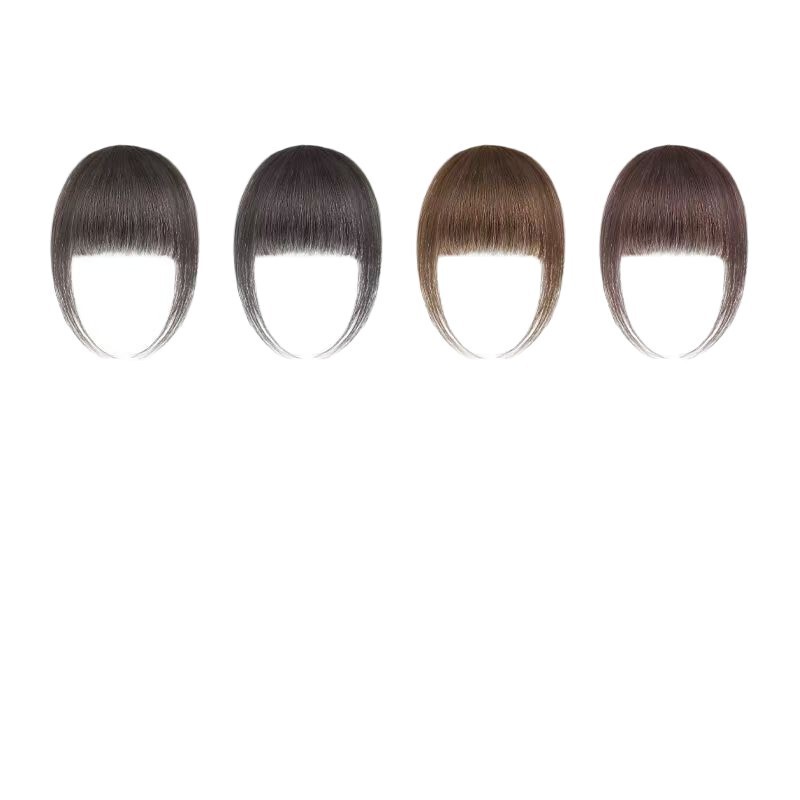ウィッグコミック前髪シミュレーションナチュラルフレンチエア前髪額ヘアライン偽ヘアカーテン厚いコミック前髪|undefined