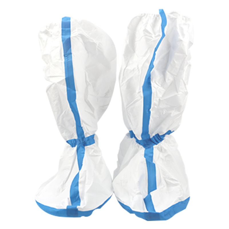 汉盾 HD-BP9162 白色胶条型防滑胶条热合接缝防护靴套 50双/箱