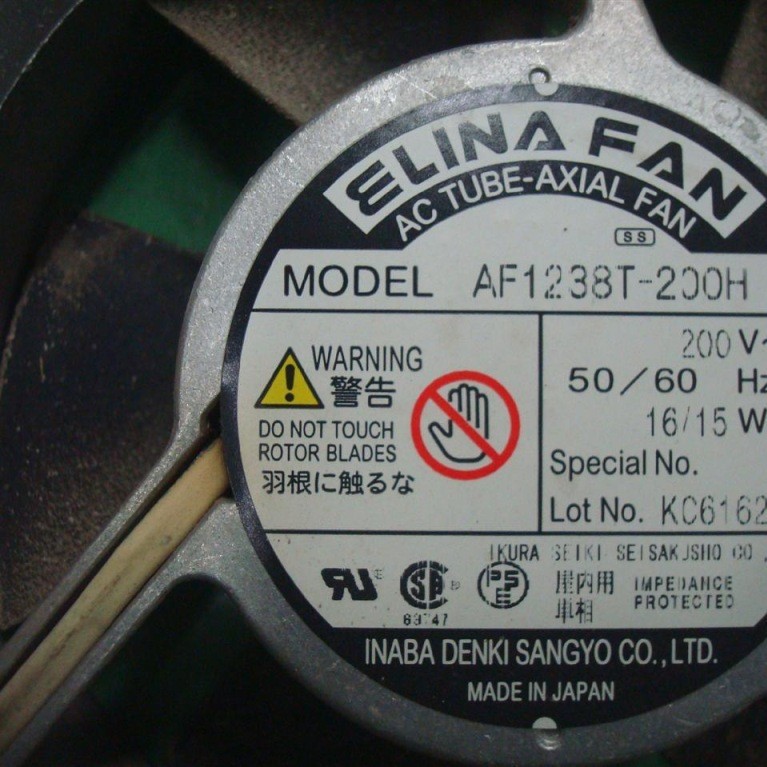 全新风扇AF1238T-200H,200V,16/15W规格齐全