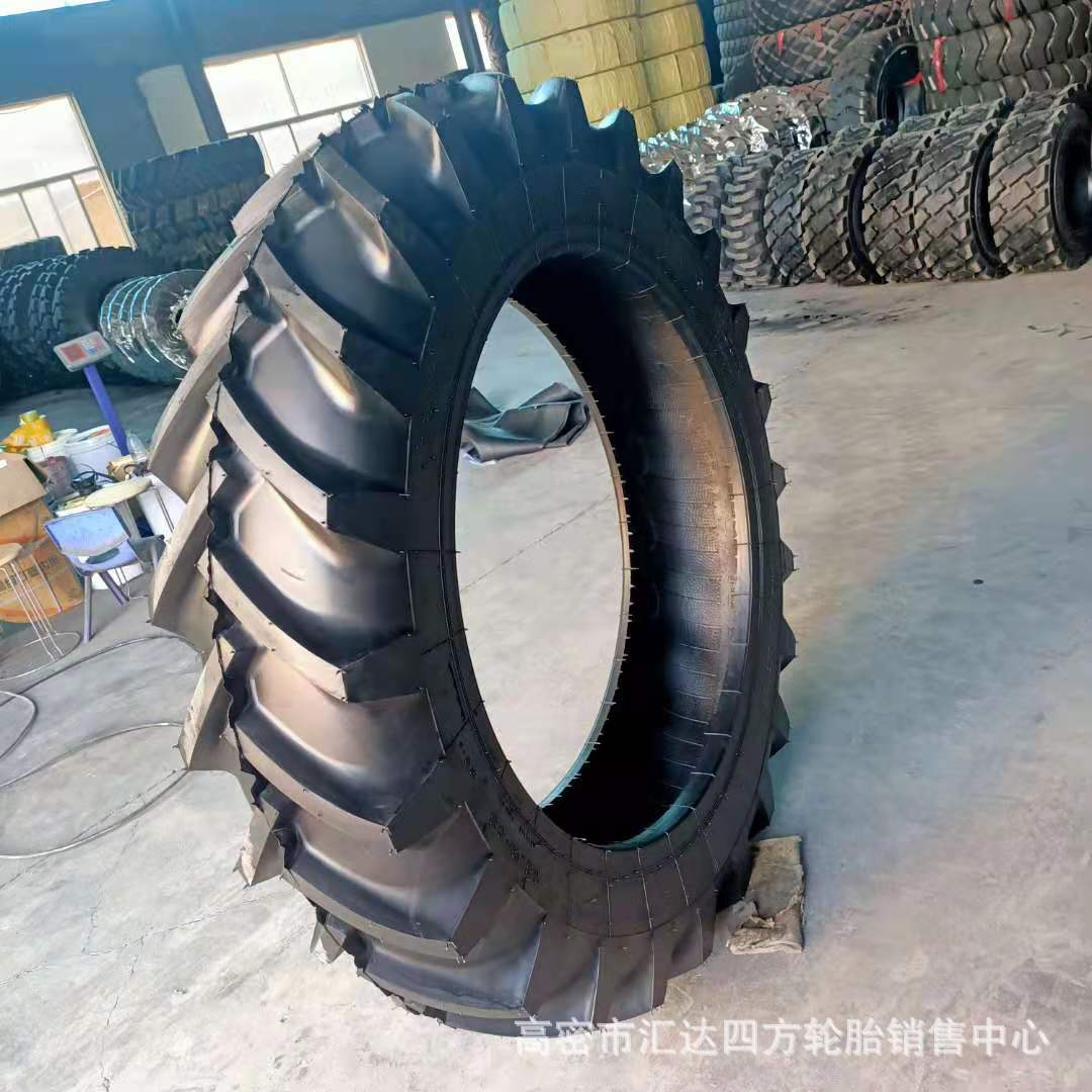 现货供应12-13.6-38农用拖拉机轮胎 东方红旱田人字 打药机轮胎