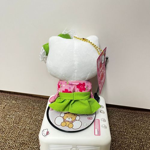 Japanese KT Sakura Matcha Kimono KT Limited Kitty Cat Doll Plush Bag Pendant Hanging Decoration Wholesale