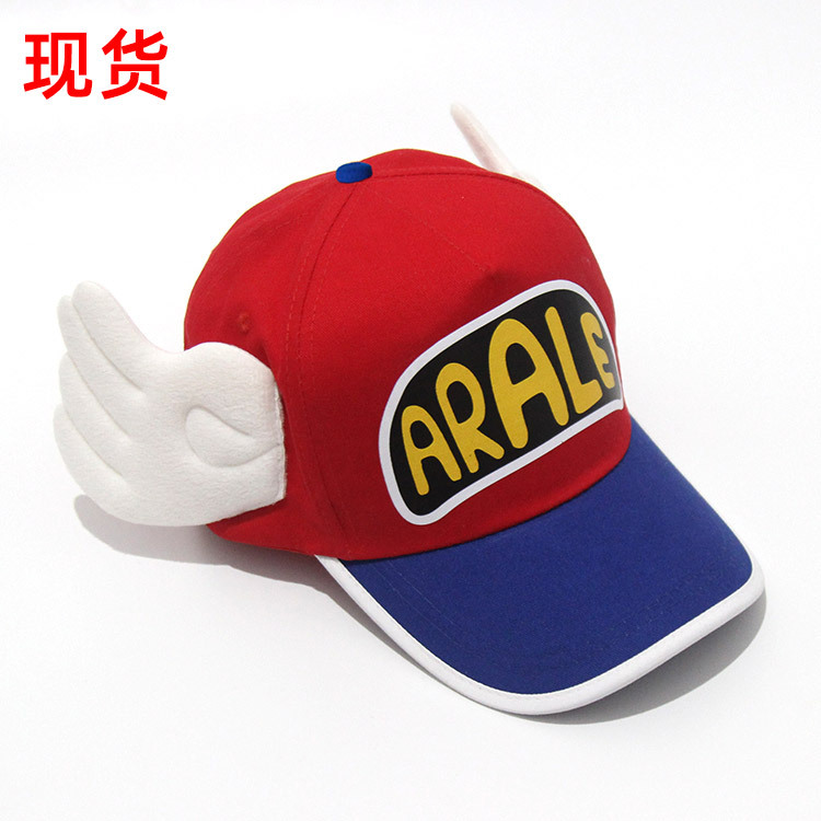 Alalei Hat Wings Cap Korean Style All-match Cute Sun Hat Printed logo Baseball Cap Spring and Summer Sunscreen Cap for Men and Women