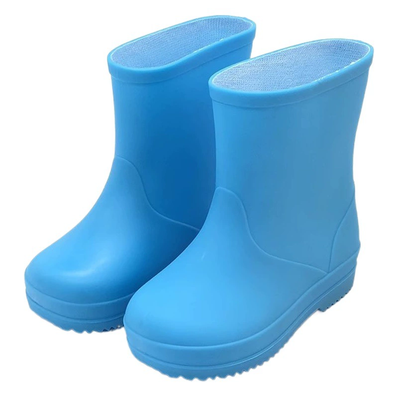 Детские резиновые сапоги Высокие водонепроницаемые Нескользящие резиновые сапоги для мальчиков и девочек, учащихся начальной школы