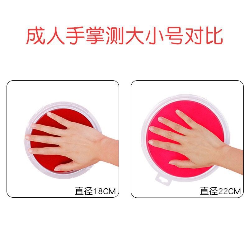 子供用指絵インクパッド丸型カラーインクパッド水洗い可能24色選択可能指絵用顔料美術インクパッド|undefined