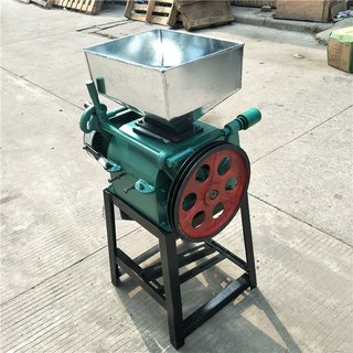 四六八瓣可调玉米破碎机两相电挤豆扁机 40型破瓣机