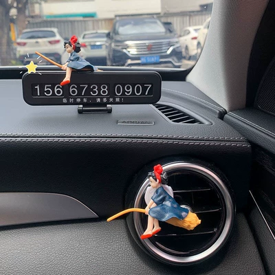 female mobile phone card car — Nömrəli dayanma kartı - princess-stop-sign-air-outlet