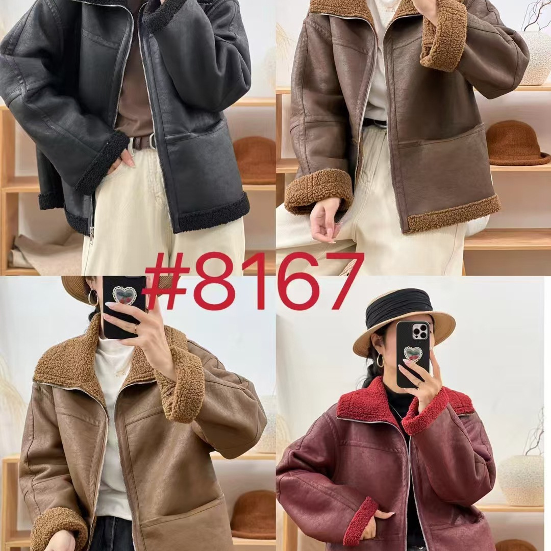 (2개) 가을 2024 새로운 여성 옷깃 일본 짧은 코트 긴 소매 하이 엔드 틈새 문학 스타일 느슨한 올매치