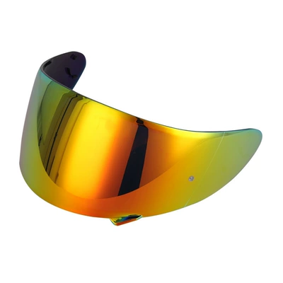 Z7 Motorcycle Helmet Lens Cross-Border | Dəbilqə (Kaska) aksesuarları - z7-electroplated-gold-and-red-universal-day-and-night-model