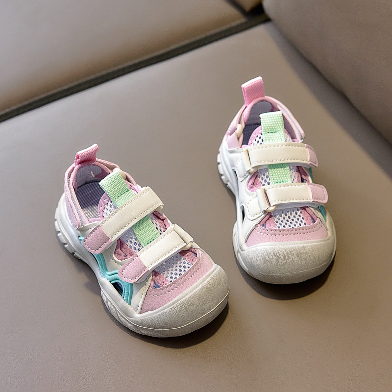 Sandalias para niños de verano 2026 nuevos zapatos de playa suaves y transpirables Velcro zapatos para niños ecológicos image 5
