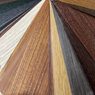 Weather-resistant two-decade PVDF fluorine film outdoor doors and windows garage door wood veneer film wood grain film