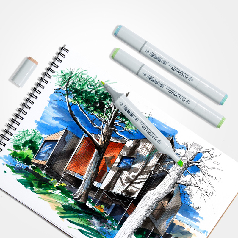 Xiupu Fulai Carle 1 Generación FC100 marcador único completo 240 color de la piel Marcador de Cabeza dura solo