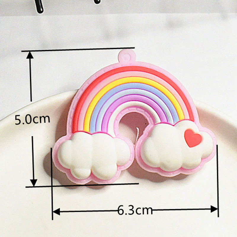 Phone case PVC for keys, accessories, cute keychain