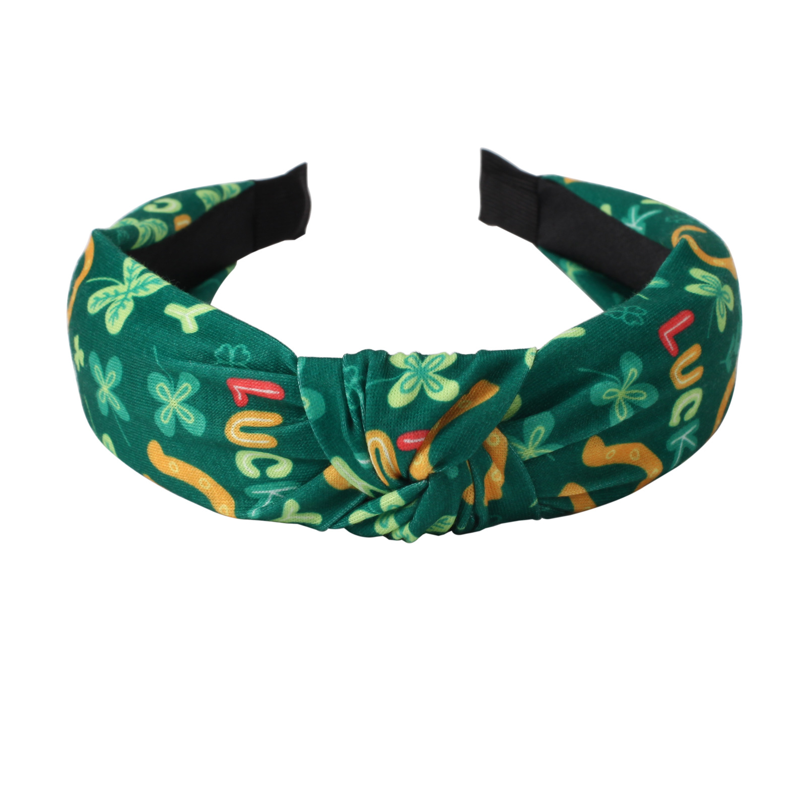 134g Weight Hair Band Hair Accessories Type 1 Piece Quantity Party, Festival Occasion St. Patrick Festival Shamrock Pattern All Seasons Season Women's Gender Classic Style Style Green Color Classic Style Women's Shamrock Cloth Hair Band 8