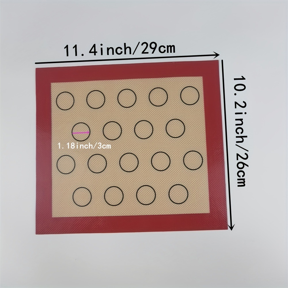 Estera de silicona para hornear combinación traje estera de silicona para hornear resistente a la temperatura macaron estera para hornear estera del horno estera para hornear transfronteriza