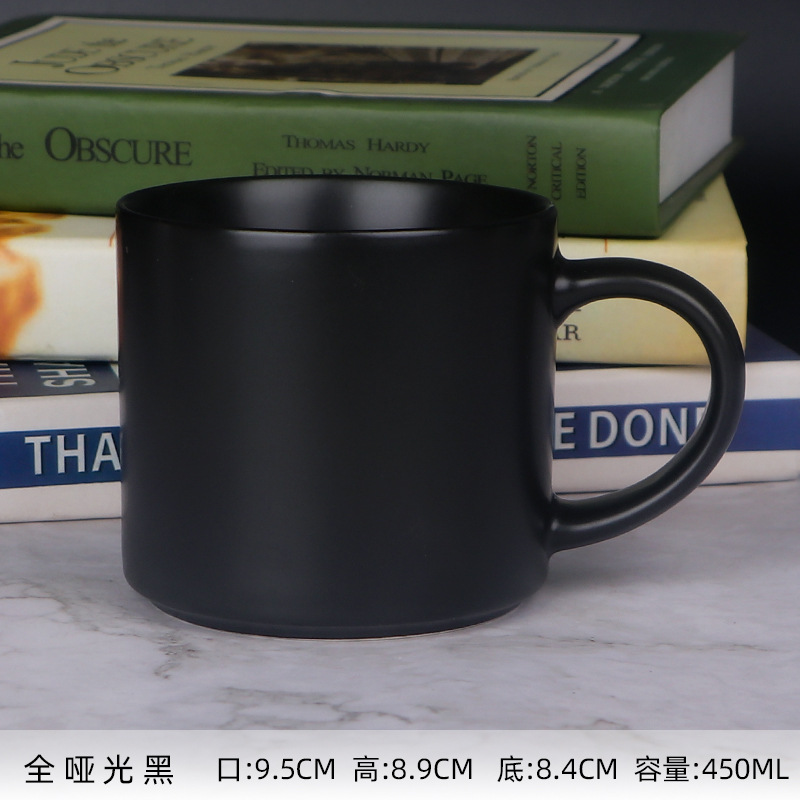 Colorida Taza de cerámica imprimible LOGO letras de gran capacidad taza de agua taza de café taza de oficina taza de regalo