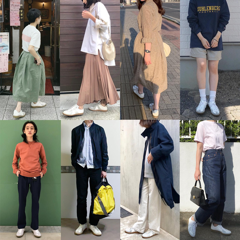 Versión de cuero de vaca ~ primavera y otoño zapatos de entrenamiento de cuero de mujer retro aumento de altura interior zapatos blancos pequeños zapatos deportivos casuales