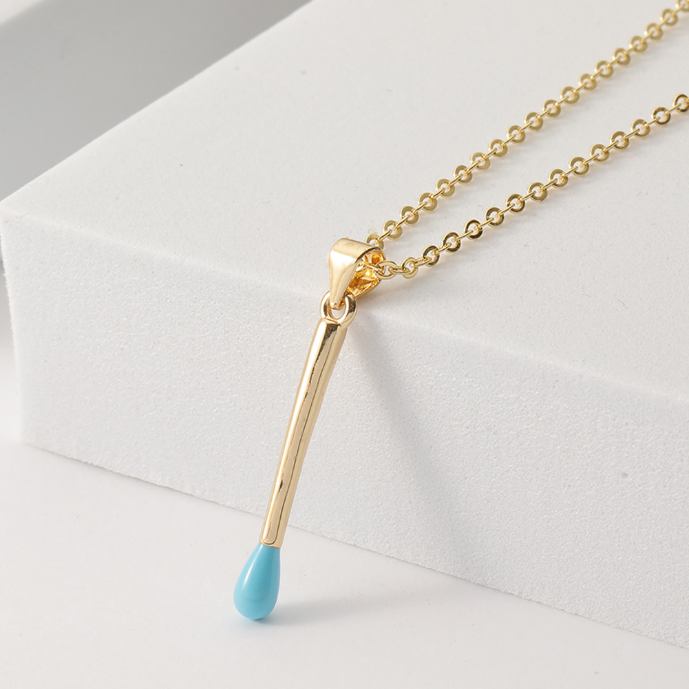 new womenu0027s jewelry copper real gold plated pendant match head necklace