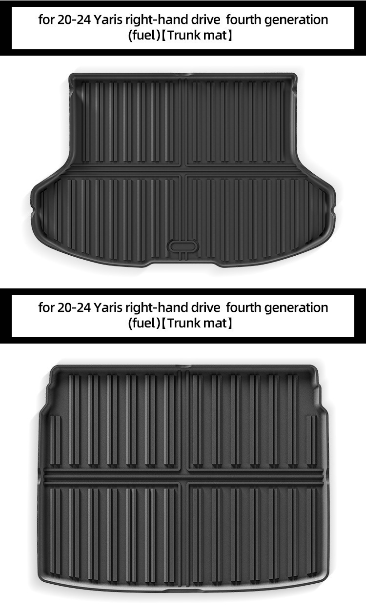 Suitable for 20-24 Toyota Yaris Car Special Floor Mats Tpe Floor Mats Trunk Mats Cross-Border