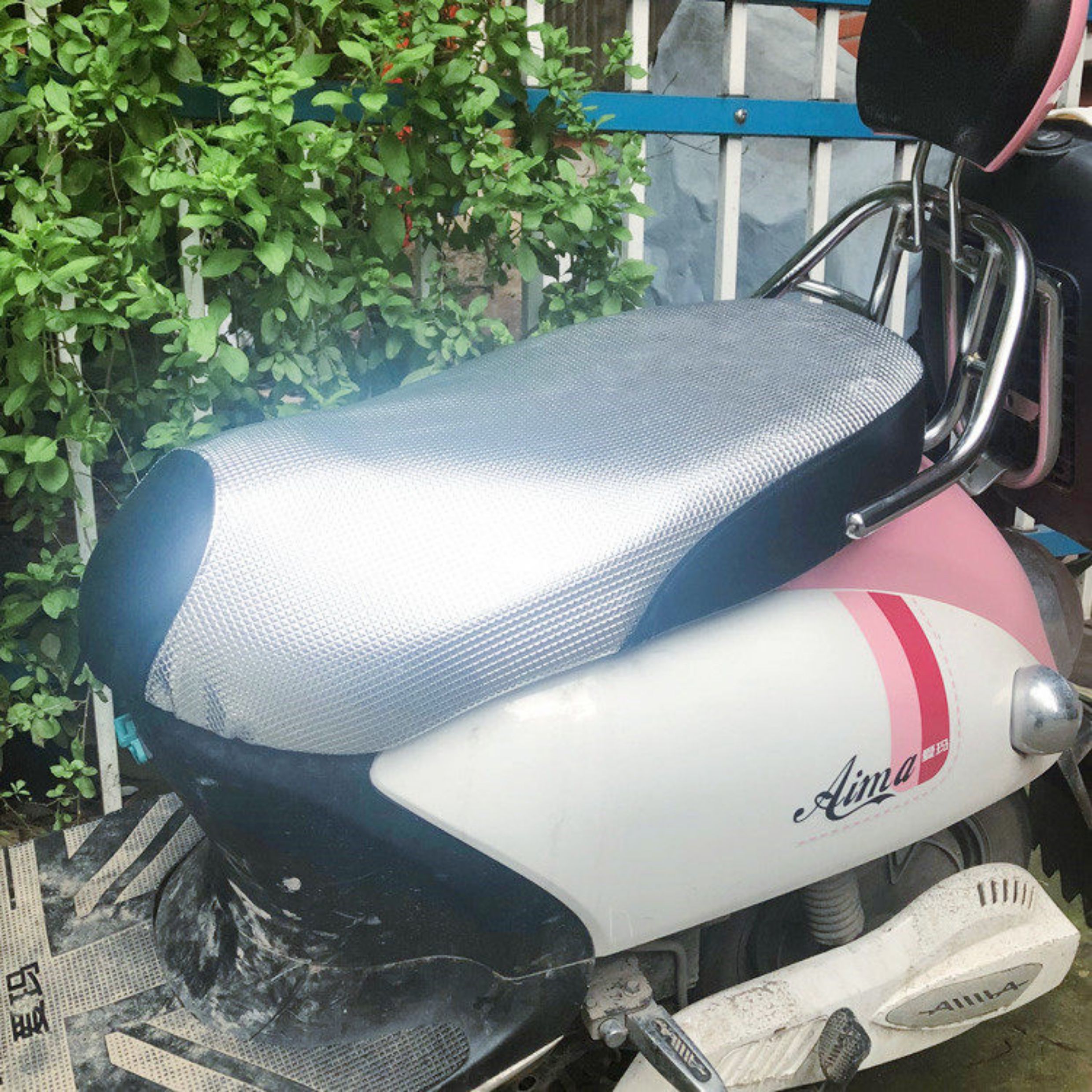 Electric scooter seat cover, electric bike seat cover, leather seat cushion cover, universal waterproof and sun-proof pad for summer
