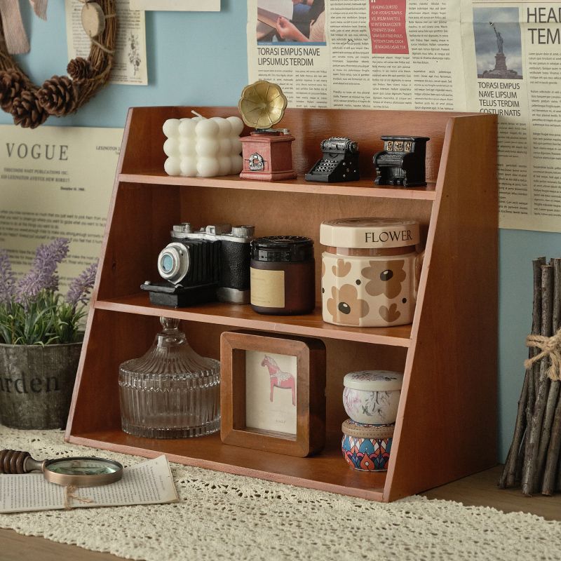 Japanese wooden retro storage system