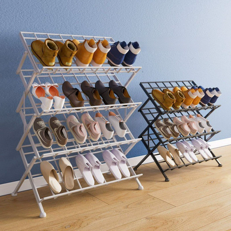 Многослойные складные стойки для обуви для домашнего использования без установки стеллажи ночной рынок