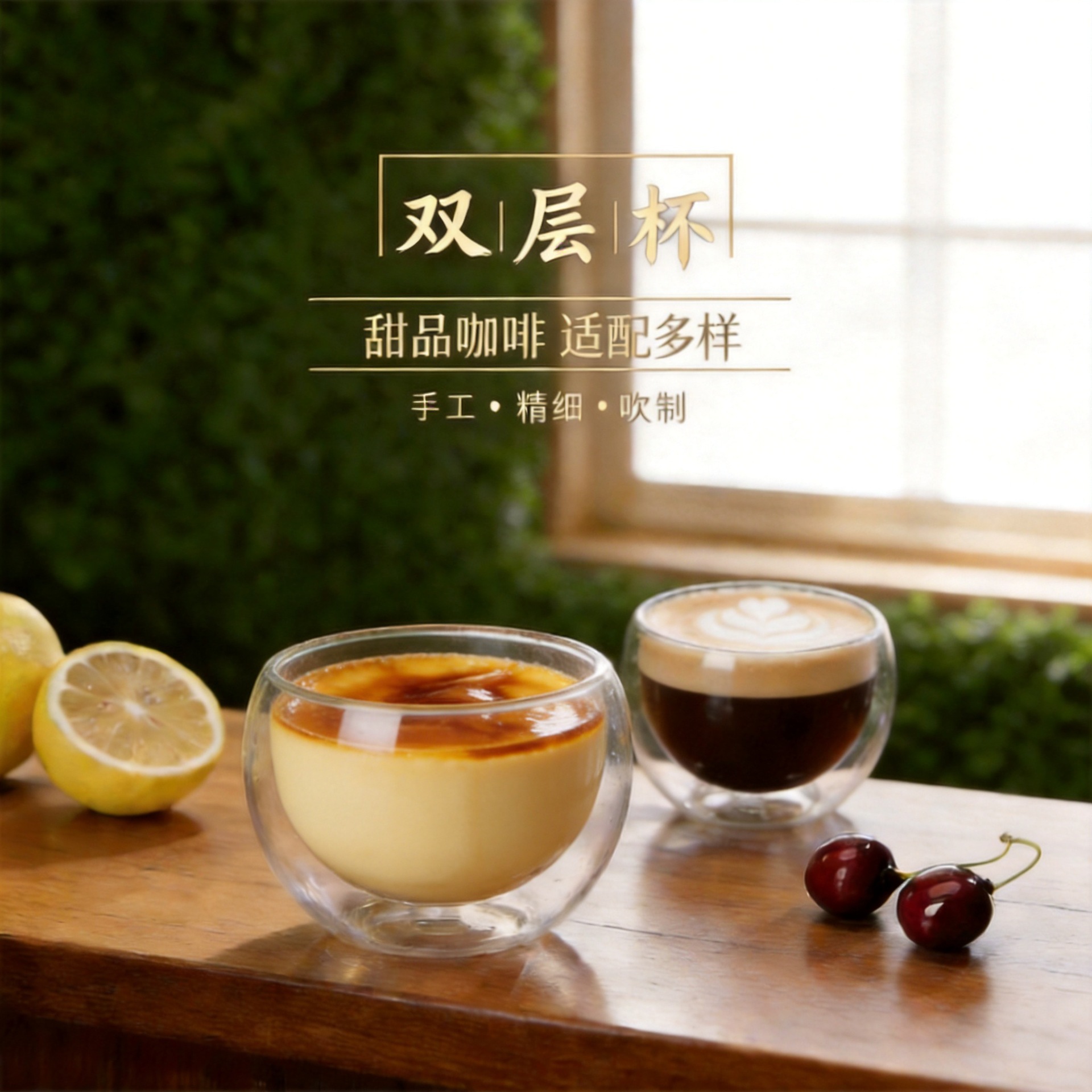 Taza de vidrio simple transparente resistente al calor Taza de agua aislante de silicio Taza de té Kung Fu Taza de té en el hogar