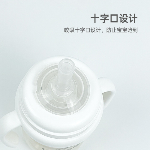 Original imported PPSU straw cup bottle handle spiral body lid cup brush accessories from South Korea UBMOM