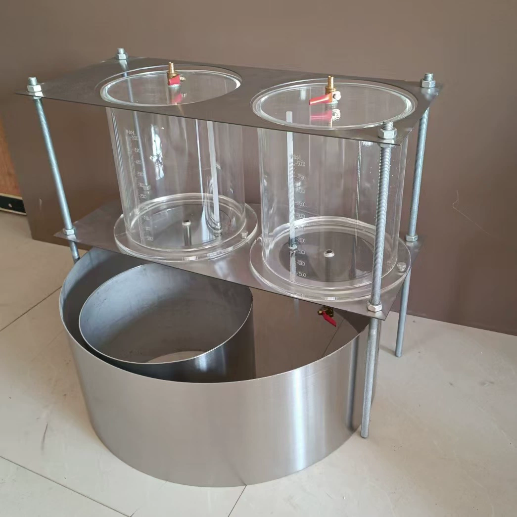 Гражданское водное хозяйство из нержавеющей стали с одним кольцом/двойным кольцом метод закачки воды испытательное устройство из нержавеющей стали
