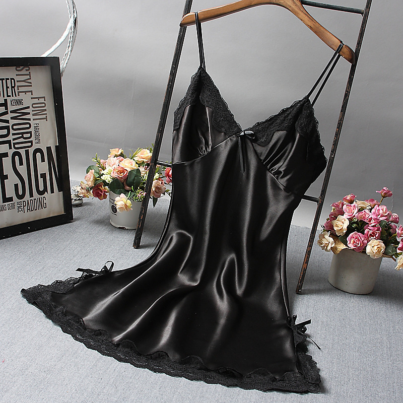 Plus-Size European and American Style Colorful Alluring Lingerie, Sexy Foreign Trade Nightgown, Sexy Camisole Sleepwear Set, Dropshipping Plus-Size European and American Style Colorful Alluring Lingerie, Sexy Foreign Trade Nightgown, Sexy Camisole Sleepwear Set, Dropshipping