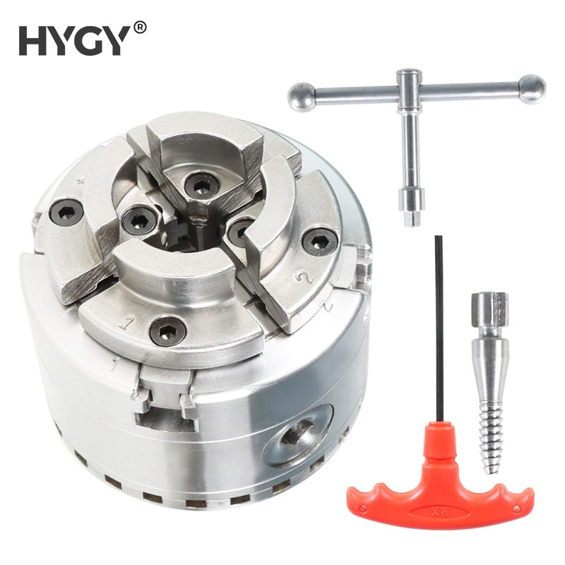 Four-jaw self-centering woodworking Chuck 4-inch PK96 1x8TPI thread KP125 woodworking Chuck for woodworking lathe Four-jaw self-centering woodworking Chuck 4-inch PK96 1x8TPI thread KP125 woodworking Chuck for woodworking lathe
