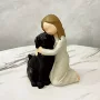 女孩家居桌面纪念雕塑