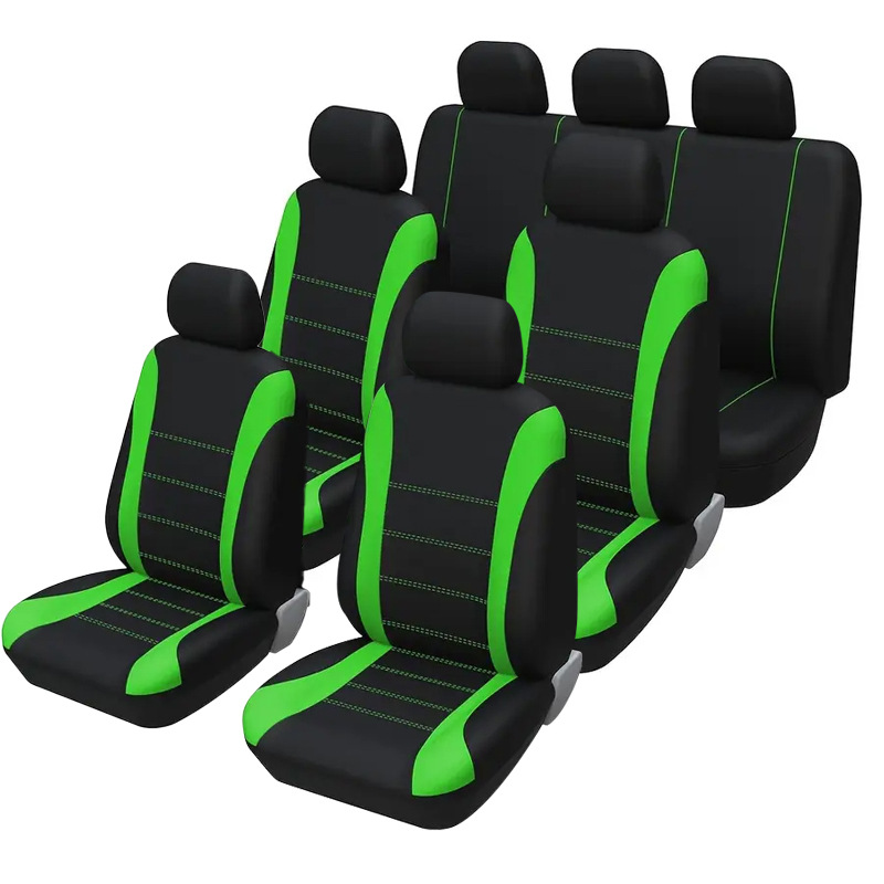 Amazon Mexico 7-Seater Waistline Style All-Season Universal Car Seat Cover Fabric Seat Cover 13-Piece Set Double Line