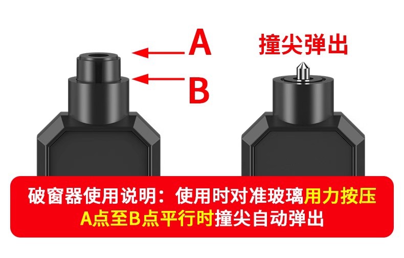 Car Window Breaker Mini Safety Hammer Seat Belt Cutter