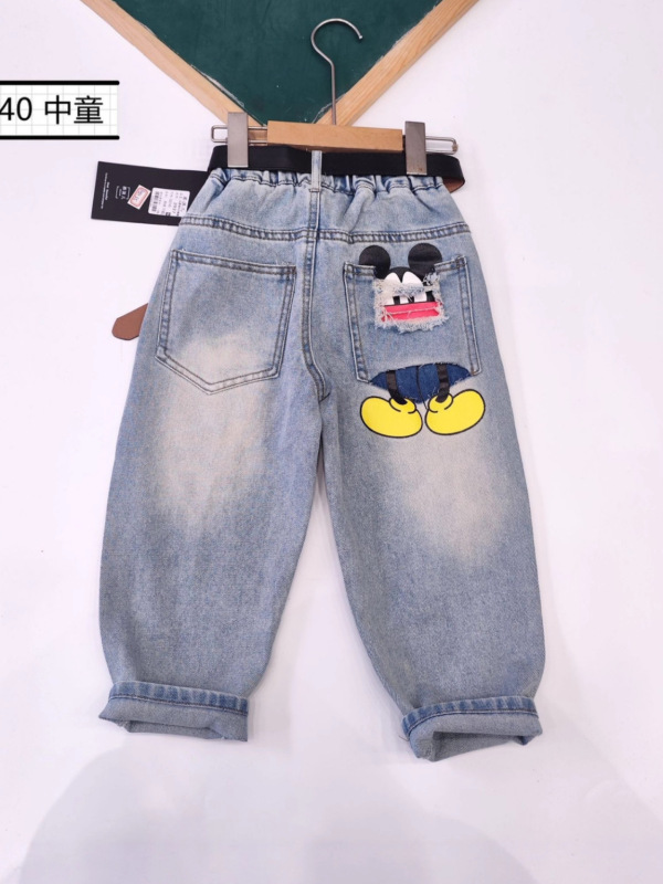 人気の春と秋の男の子のデニムの長ズボンの子供服のメーカーは子供のズボンの春秋のタイプの赤ちゃんのジーパンのファッションを直接批判します。|undefined
