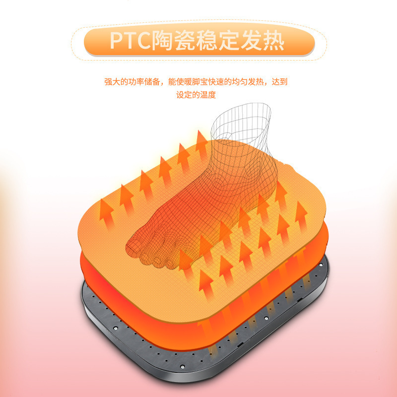 暖脚宝插电电暖鞋取暖器女充电加热捂脚垫电热家用保暖鞋代发|undefined