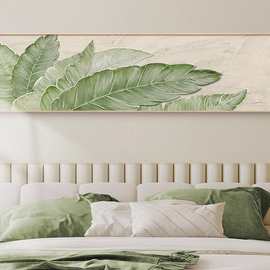 手绘油画高级大家大业客厅肌理挂画现代走廊玄关背景墙装饰画