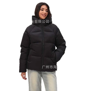 新款韩版轻奢连帽短款女棉服高级棉袄小个子爆款冬季保暖外套ins