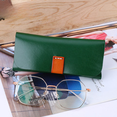 真皮眼鏡盒 多功能牛皮復古手工眼鏡收納包 眼鏡收納盒批發