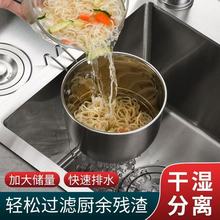 厨房水槽不锈钢沥水篮洗菜盆多功能蔬果篮收纳筷勺篮可挂式沥水网