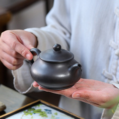 批發直播一件代發貨宜興原礦石黃手工紫砂壺 潘壺泡茶壺功夫茶具